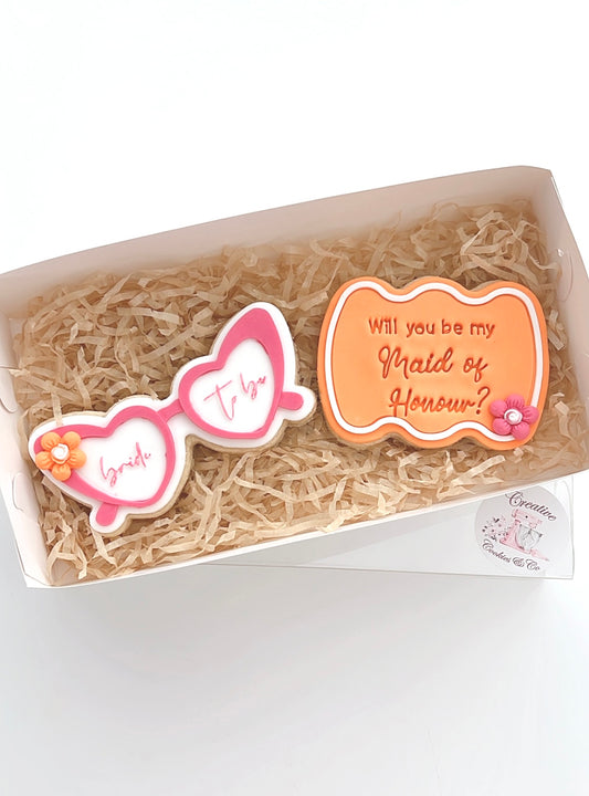 Will you be my Maid of Honour retro pack