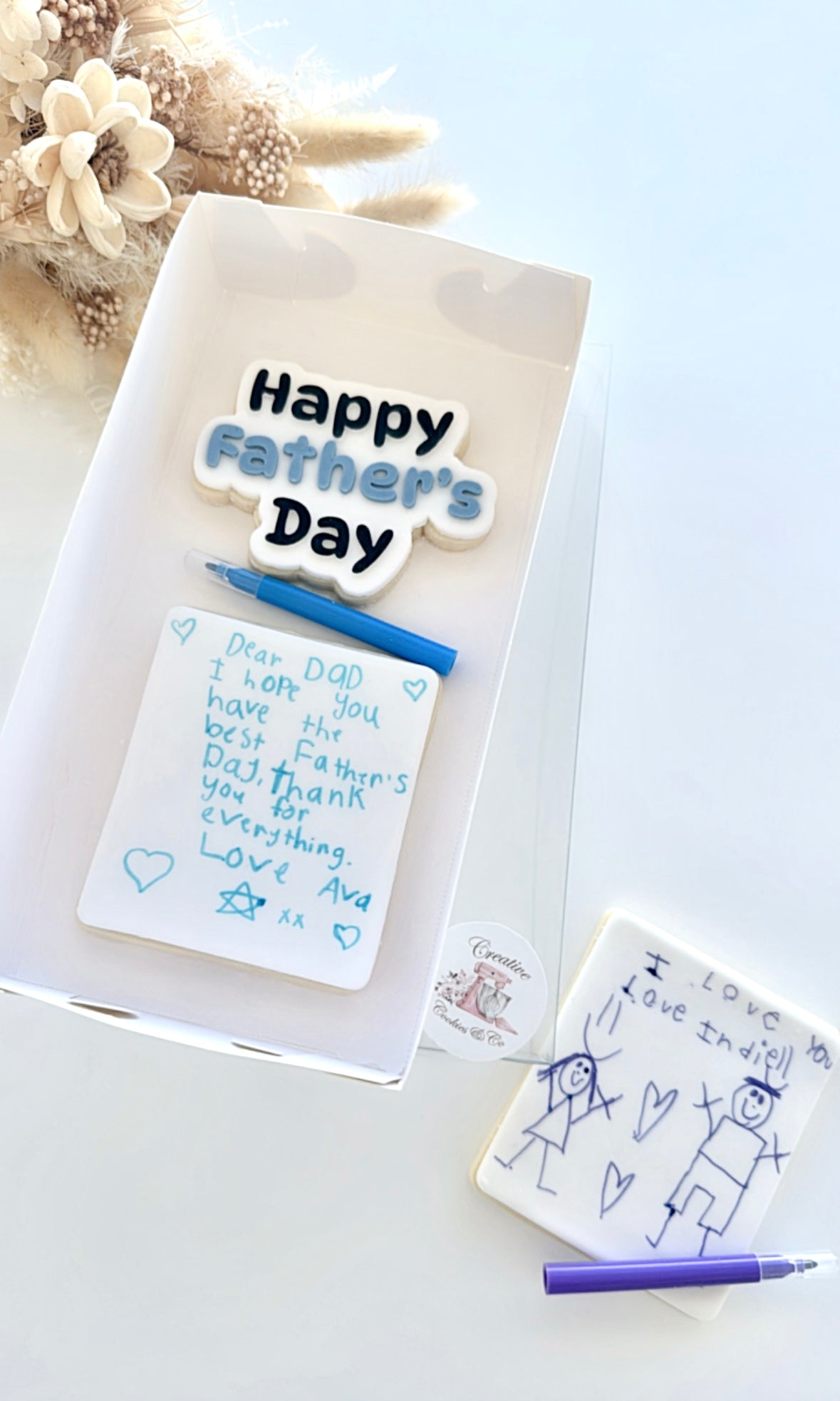 Special personalised cookie for Dad