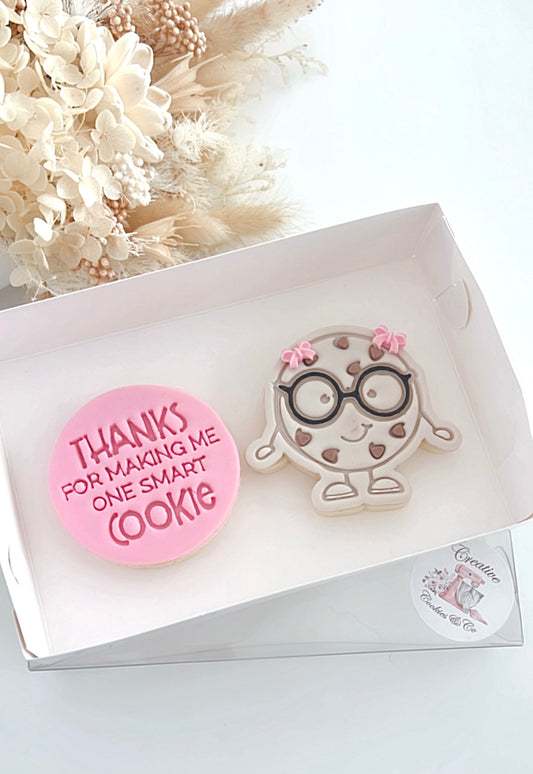 Thanks for making me one smart cookie - pink