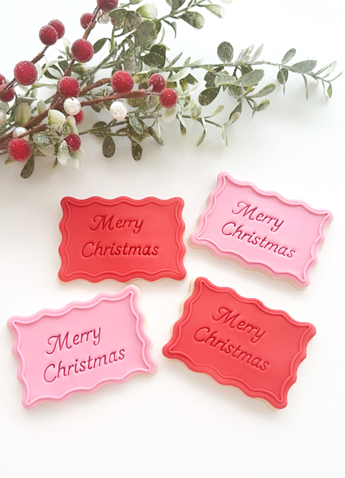 Individual Placemat Cards (pink and red)