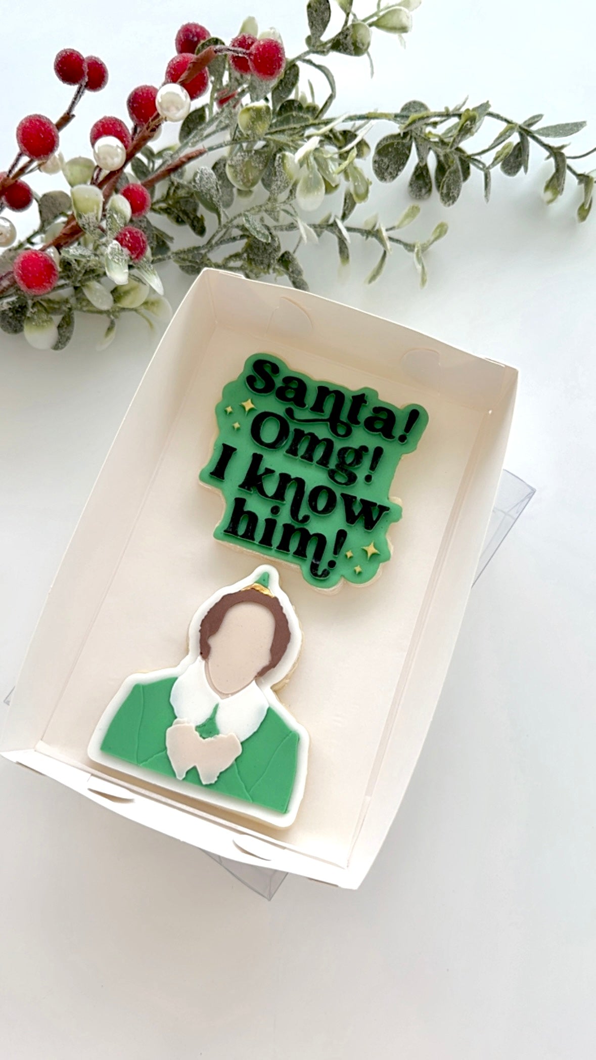 Santa! Omg! I know him!