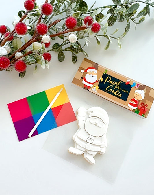 Paint your own single Santa
